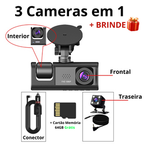 VisionDrive 3 em 1 - A Gravação FULL HD que Você Precisa